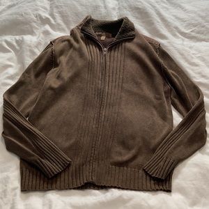 Men’s Medium zip up sweater jacket